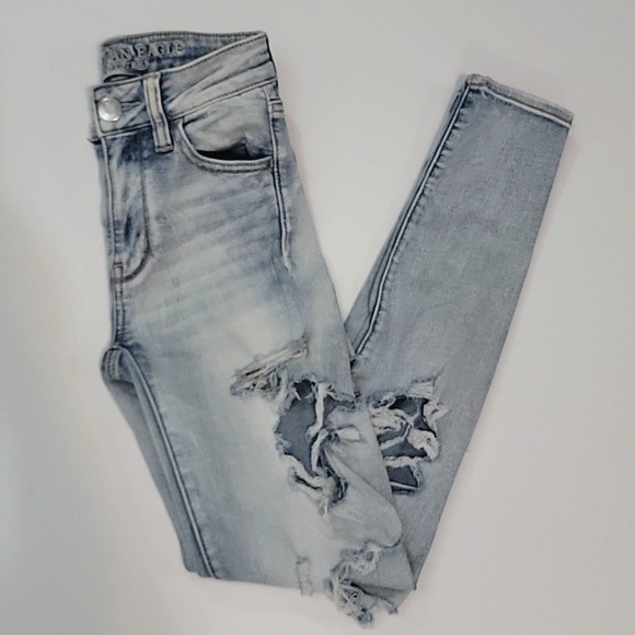 American Eagle Outfitters Denim - AMERICAN EAGLE Super Strech X Hi-Rise Jeggings size  00